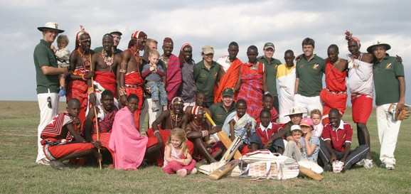 The Dik-Diks team from Tanzania visited Laikipia and played against the Maasai Cricket Warriors on 28th August 2011